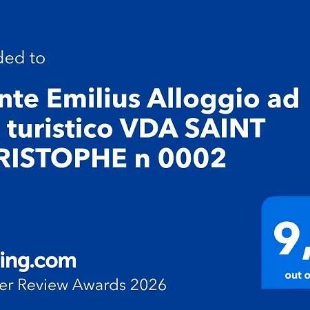 Apartment Monte Emilius Alloggio Ad Uso Turistico Vda Saint Christophe N 0002 *